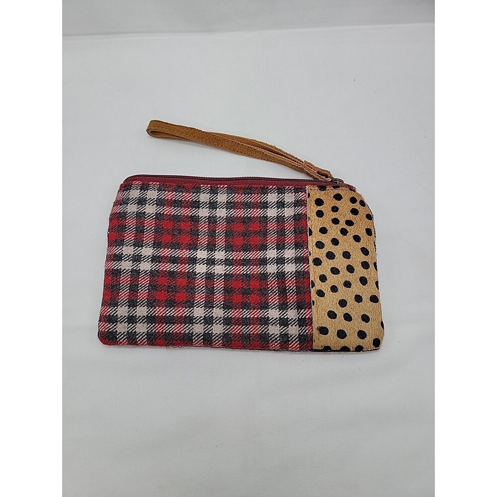 Panache Zippered Pouch Wristlet Multicolored 8.5x5